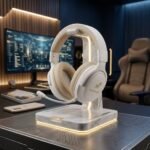 Boost MP-GH100 Gaming Presentation Kit White Beige Over-Ear Headset - Image 3