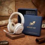 Boost MP-GH100 Gaming Presentation Kit White Beige Over-Ear Headset - Image 2