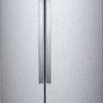 Whirlpool - 33 in. Wide 21.7 cu. ft. Side-by-Side Refrigerator - Monochromatic Stainless Steel