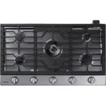 Samsung - 36" Built-In Gas Cooktop with WiFi - Stainless Steel