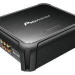 Pioneer - GM-DX874 - 4-Channel Class D Amplifier, 1200W Max, Hi-Res Certified, Bridgeable, Variable HPF/LPF, Wired Bass Remote - Black