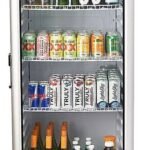 Premium Levella - 25 in. Wide 12.5 cu. ft. 1-Door Commercial Merchandiser Refrigerator Glass-Door Beverage Display Cooler - Silver