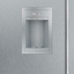 Thermador - Freedom Collection 11.2 Cu. Ft. Frost free Smart Upright Freezer with External Ice and Water Dispenser, Left Hinge - Custom Panel Ready