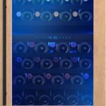 Zephyr - Presrv 24 in. 45-Bottle Built-In or Freestanding Dual Zone Panel-Ready Wine Cooler - Custom Panel Ready