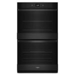 Whirlpool - 30" Smart Built-In Electric Convection Double Wall Oven with Air Fry - Black