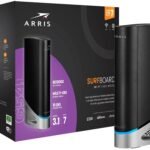 ARRIS - Surfboard Wi-Fi 7 Router with DOCSIS 3.1 Cable Modem - Black
