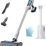 Shark - Clean & Empty, Cordless Stick Vacuum with 1.3L Auto-Empty System, HEPA, Up tp 40 Min Runtime - White