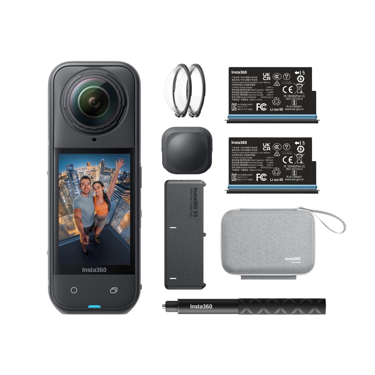 bestbuy-6625140-1.jpg Insta360 - X5 Essentials Bundle - Black - Image 1