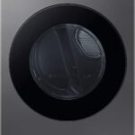 Samsung - 7.6 cu. ft. Bespoke AI Ultra Capacity Front Load Gas Dryer with AI Home - Dark Steel