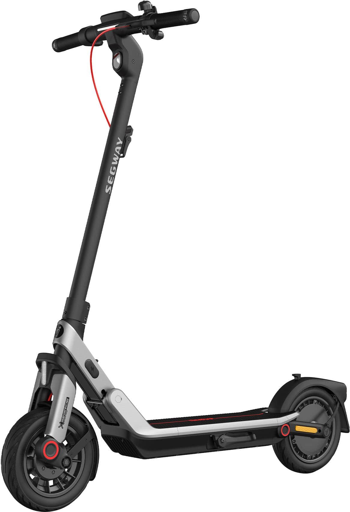 bestbuy-6645804-1.jpg Segway - E3 Pro Electric Scooter - Lightweight Commuter Scooter w/ 34 Mile Range, 20 MPH Speed & 256-Color RGB Ambient Lights - Black - Image 1