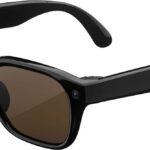 Meta - Adventurer - AI Glasses -Smart Features like 12MP Camera, Live Translate- 8+ Hour Battery- Range of Sizes - Brown Lenses - Classic Black