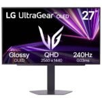 LG - UltraGear 27" QHD Glossy OLED 240Hz Gaming Monitor 0.03ms NVIDIA G-SYNC AMD FreeSync Premium Pro DisplayHDR TrueBlack400 - Black